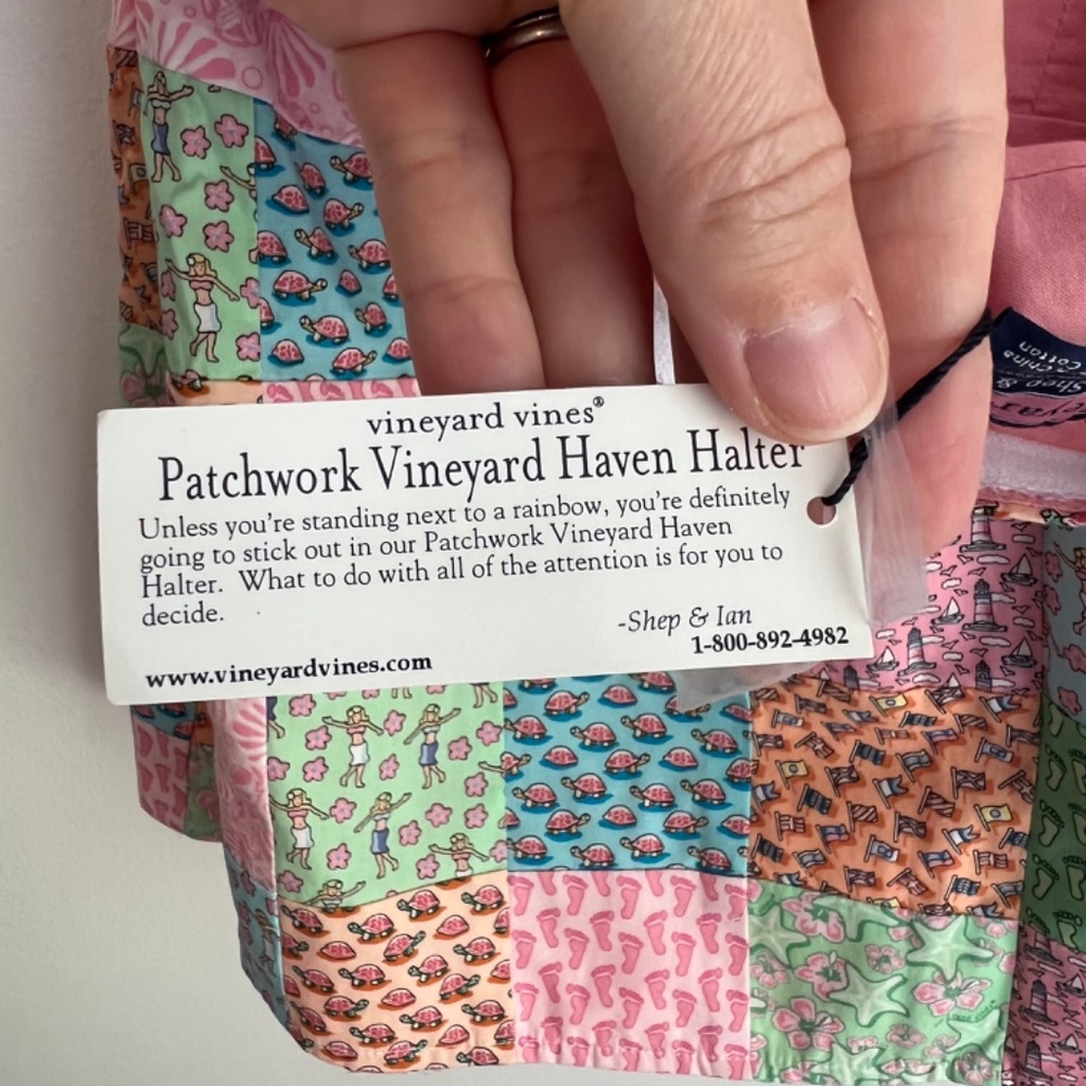 Nwt Vineyard Vines Patchwork Vineyard Haven Halte… - image 8